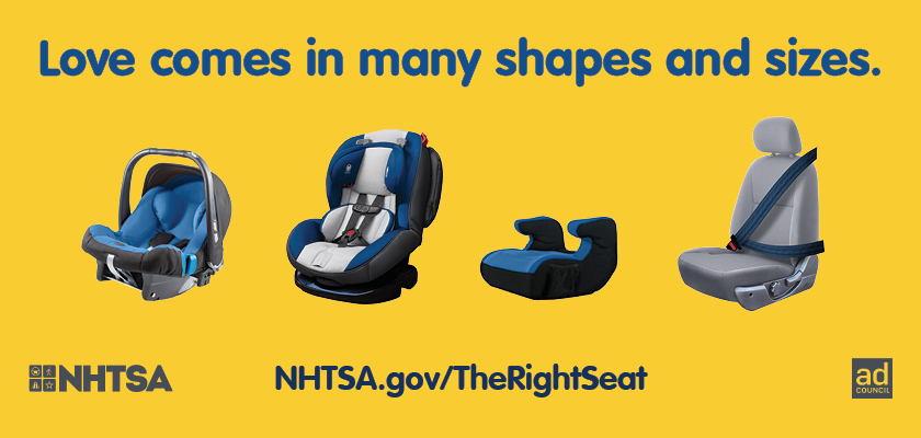 nhtsa the right seat