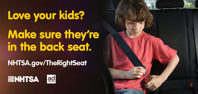 nhtsa the right seat