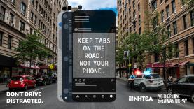 Keep tabs on the road graphic.