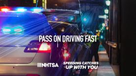 Pass on driving fast graphic